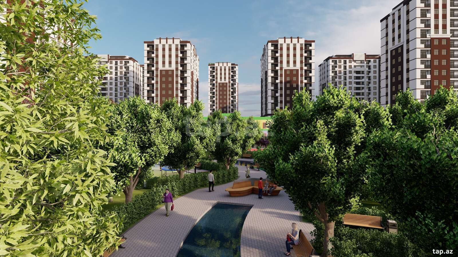 3-otaqlı yeni tikili, Xırdalan ş., 105 m²