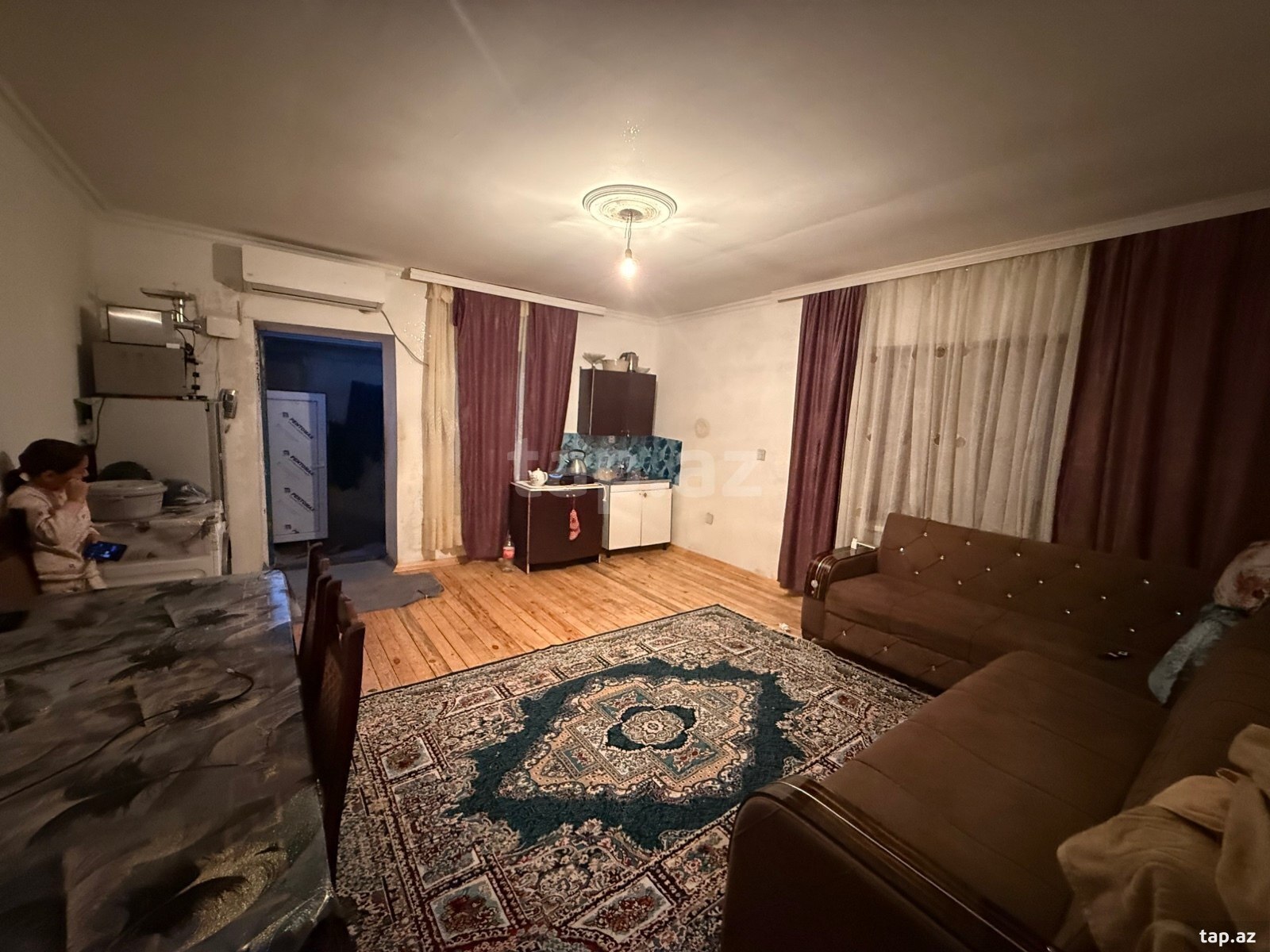 2 otaqlı həyət evi satılır, Binə, Bakı