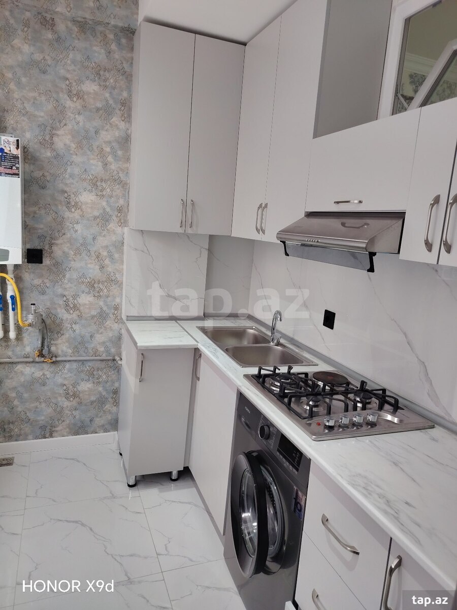 2-otaqlı yeni tikili kirayə verilir, Xırdalan ş., 47 m²