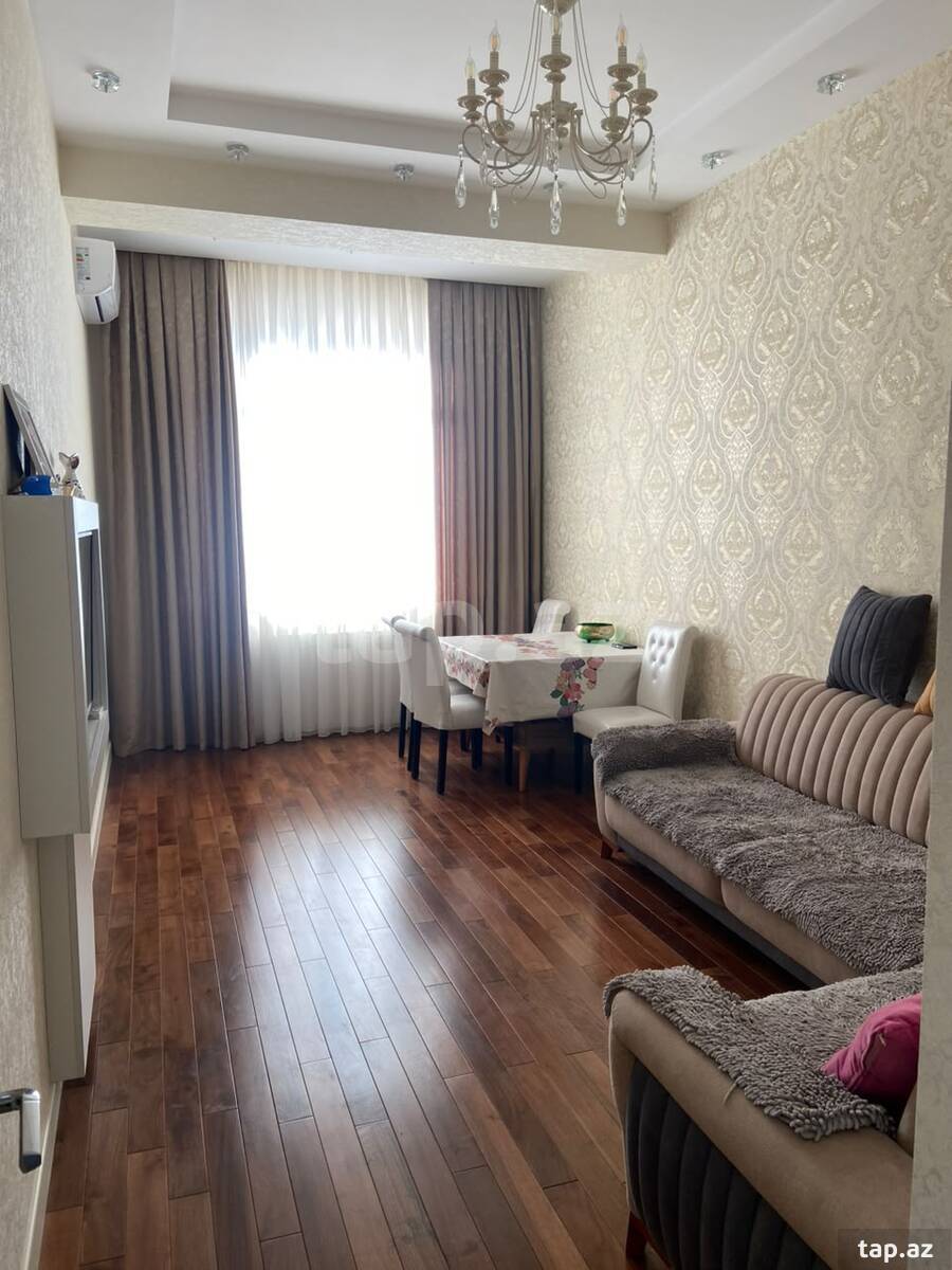 2-otaqlı yeni tikili kirayə verilir, Yasamal r., 80 m²