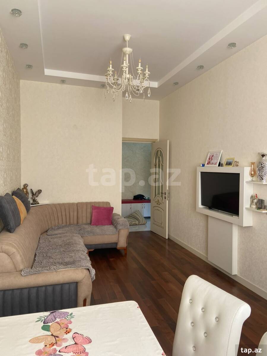 2-otaqlı yeni tikili kirayə verilir, Yasamal r., 80 m²