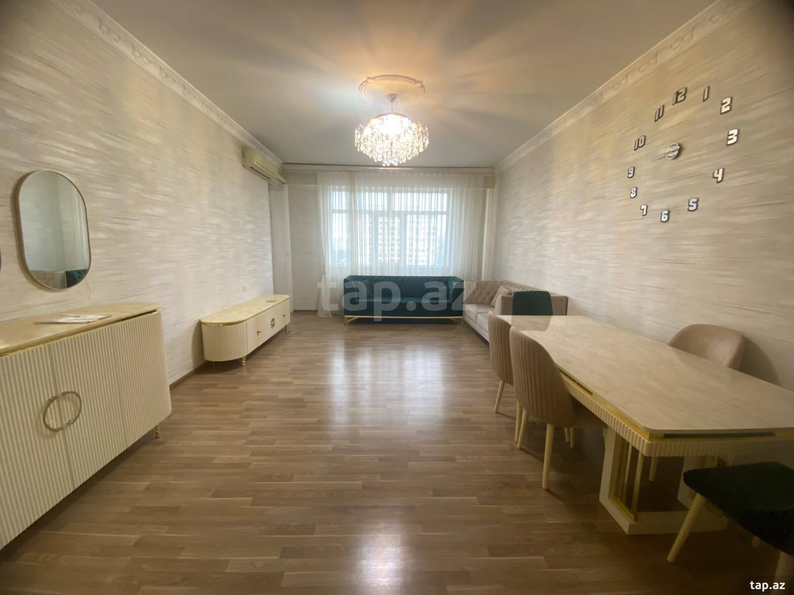 3-otaqlı yeni tikili kirayə verilir, İlqar Cümşüdov küç., 135 m²