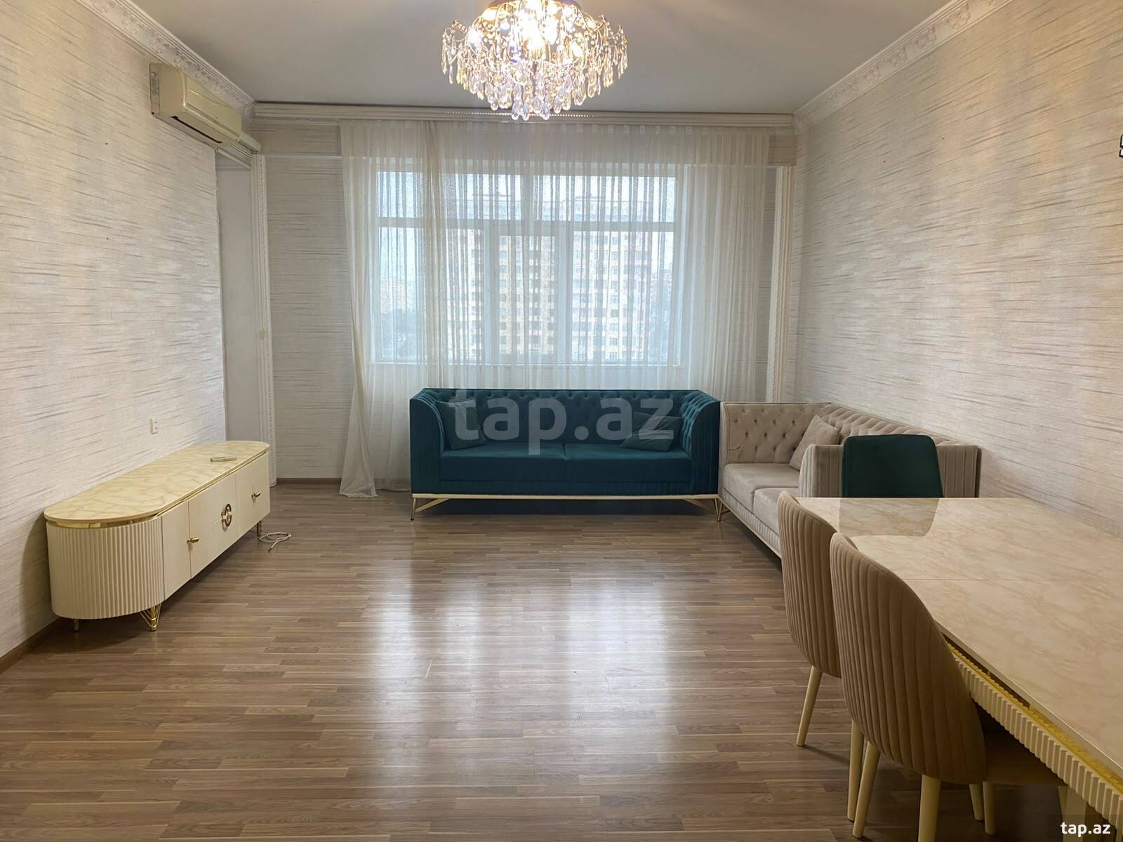 3-otaqlı yeni tikili kirayə verilir, İlqar Cümşüdov küç., 135 m²