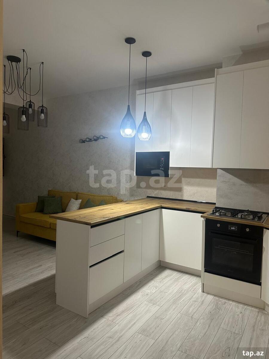 2-otaqlı yeni tikili kirayə verilir, N.Nərimanov m., 60 m²
