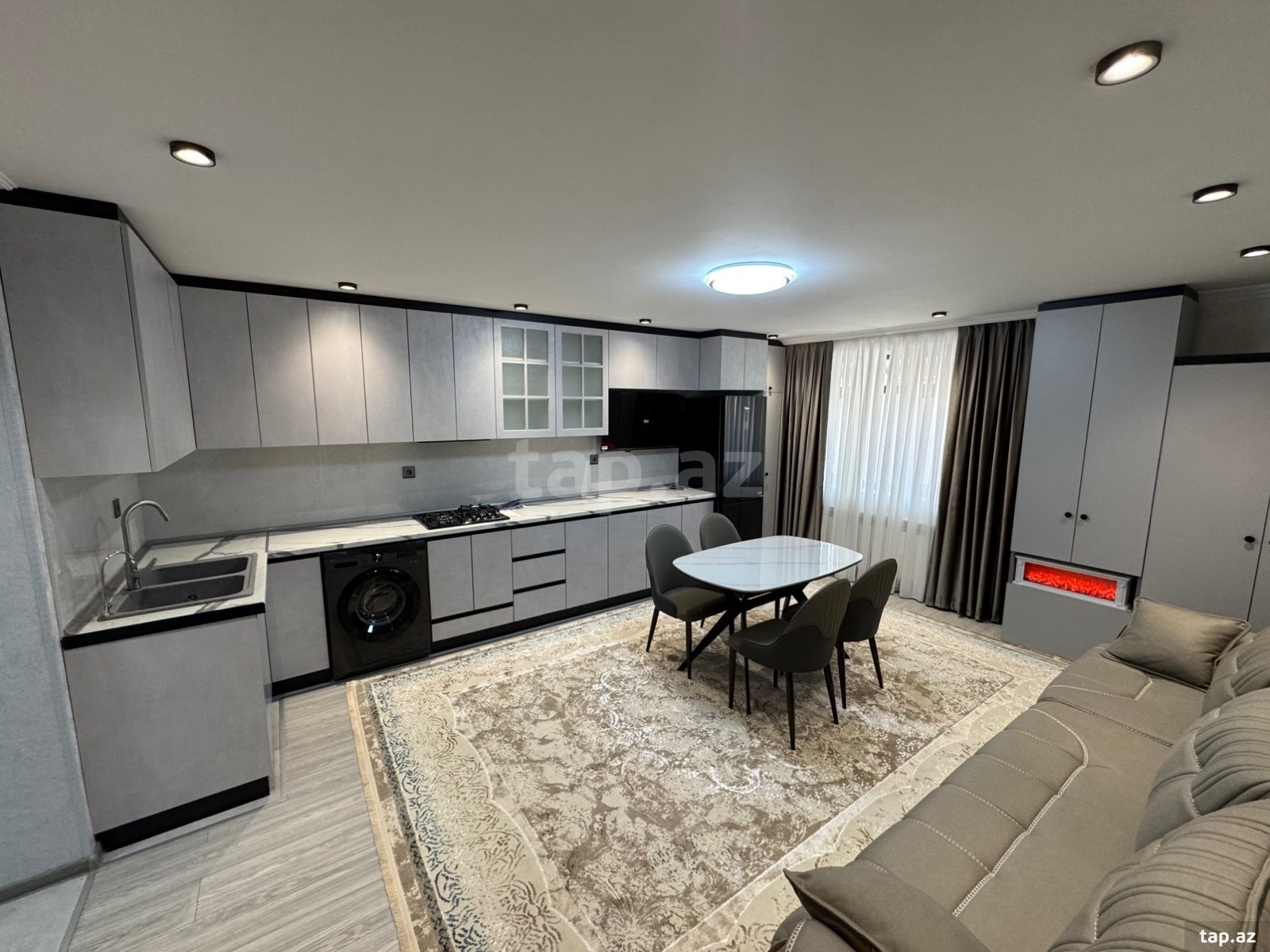 2-otaqlı mənzil, Şəki ş., 55 m²