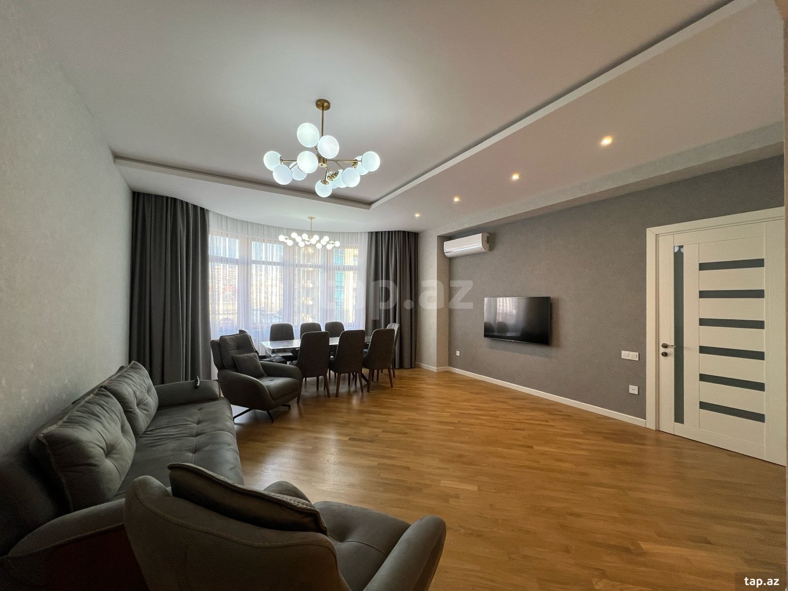 3-otaqlı yeni tikili kirayə verilir, Səbail r., 130 m²