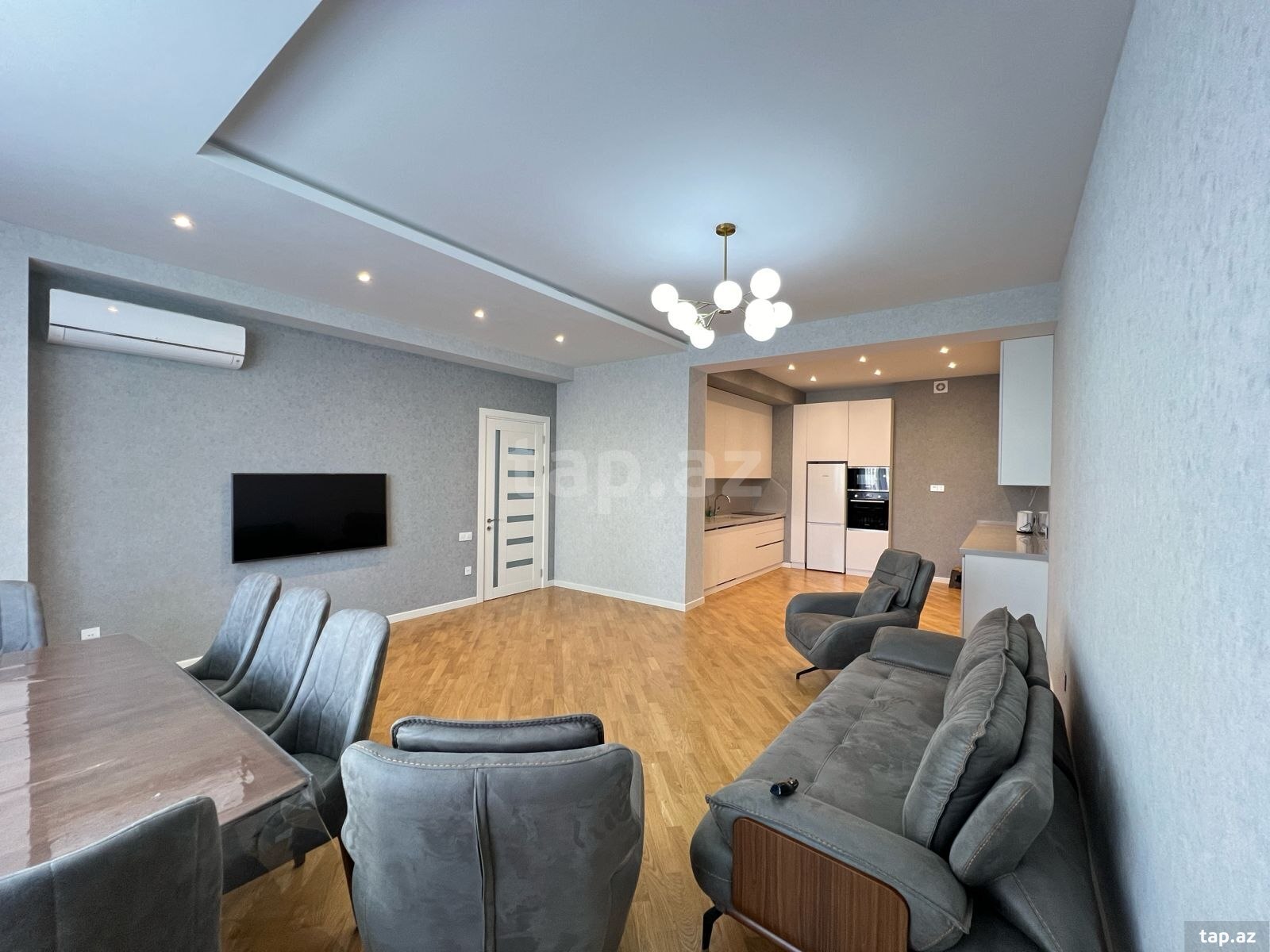 3-otaqlı yeni tikili kirayə verilir, Səbail r., 130 m²