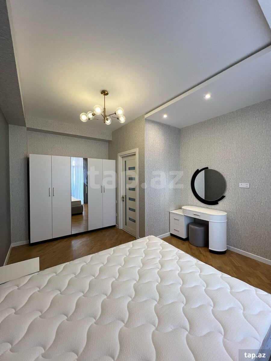 3-otaqlı yeni tikili kirayə verilir, Səbail r., 130 m²