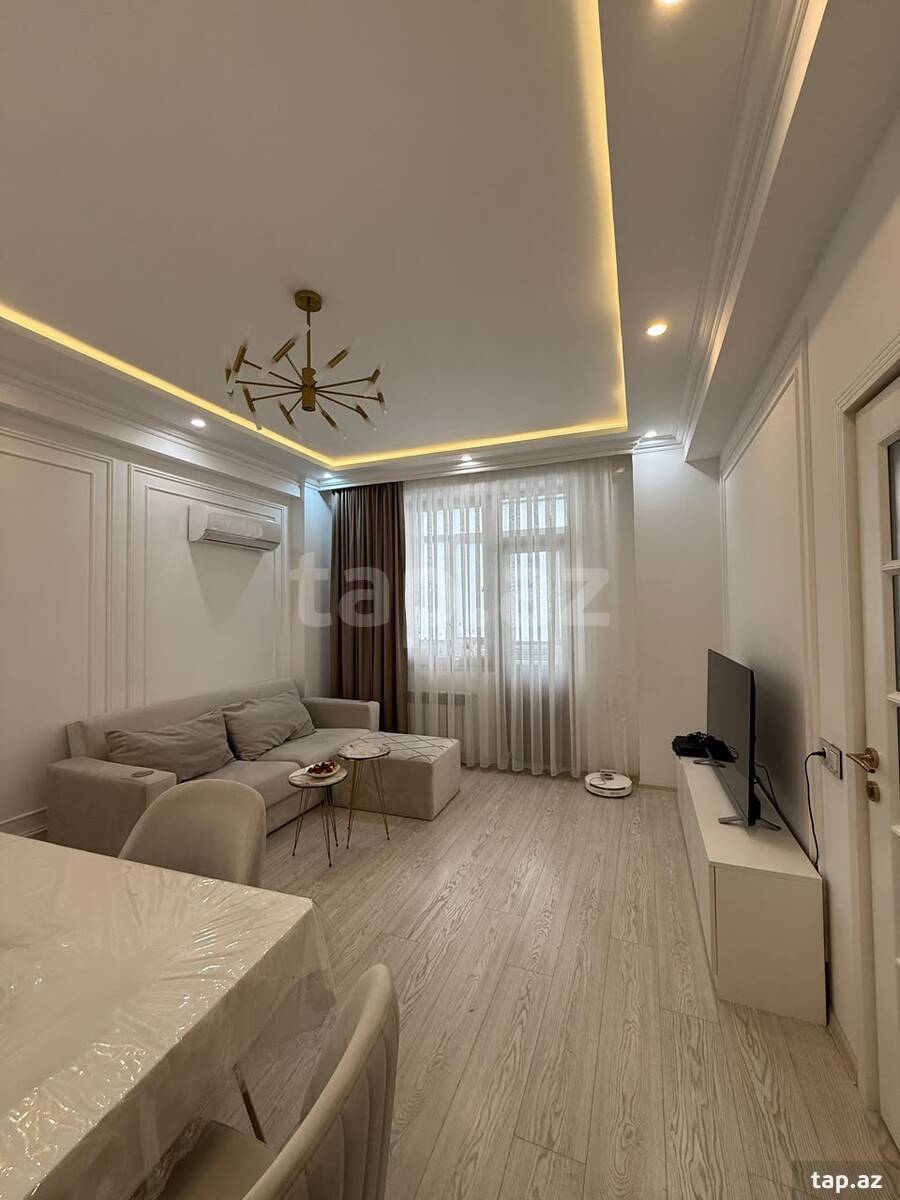 2-otaqlı yeni tikili kirayə verilir, Xətai r., 60 m²