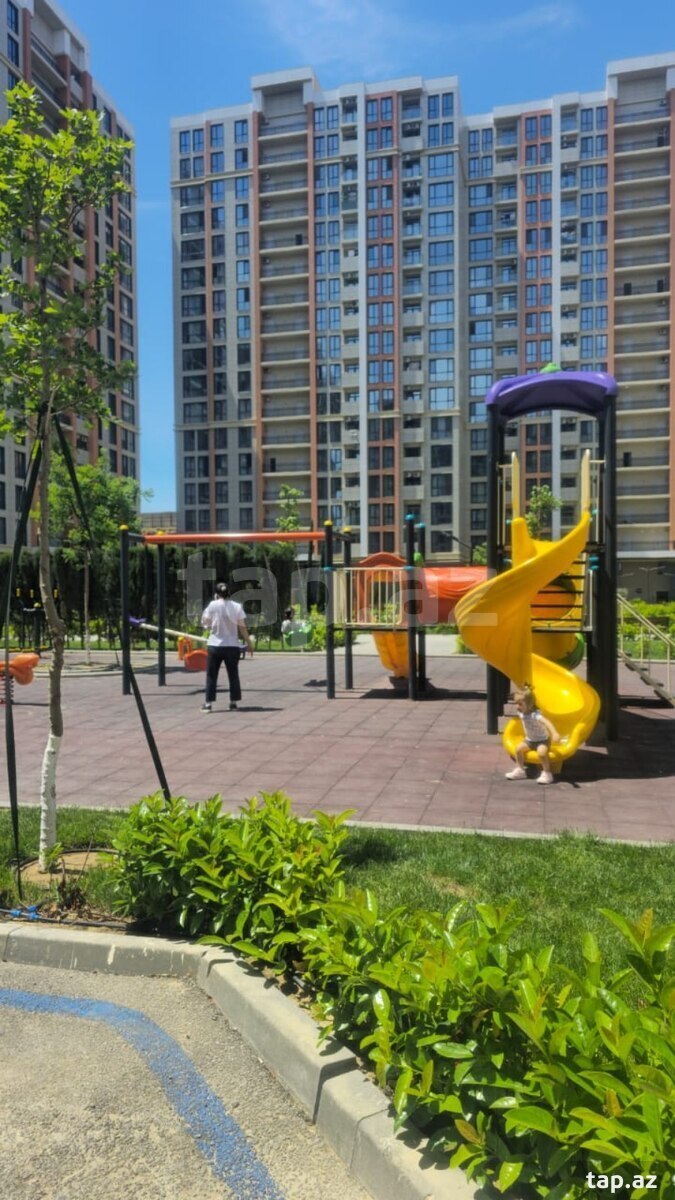 3-otaqlı yeni tikili, Yasamal r., 83 m²