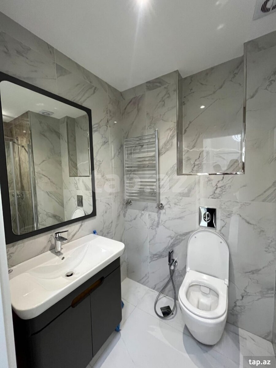 3-otaqlı yeni tikili, Yasamal r., 83 m²