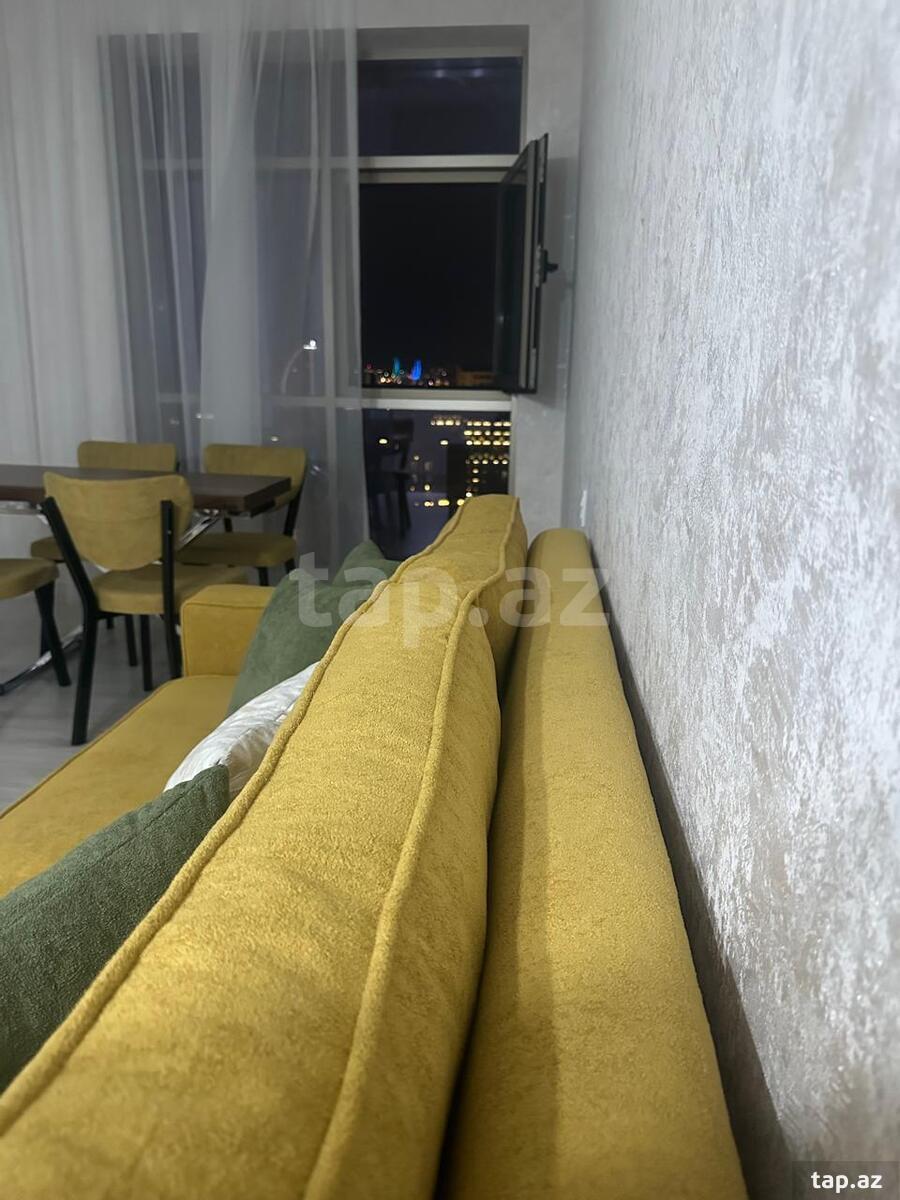 2-otaqlı yeni tikili kirayə verilir, Nəriman Nərimanov m., 60 m²