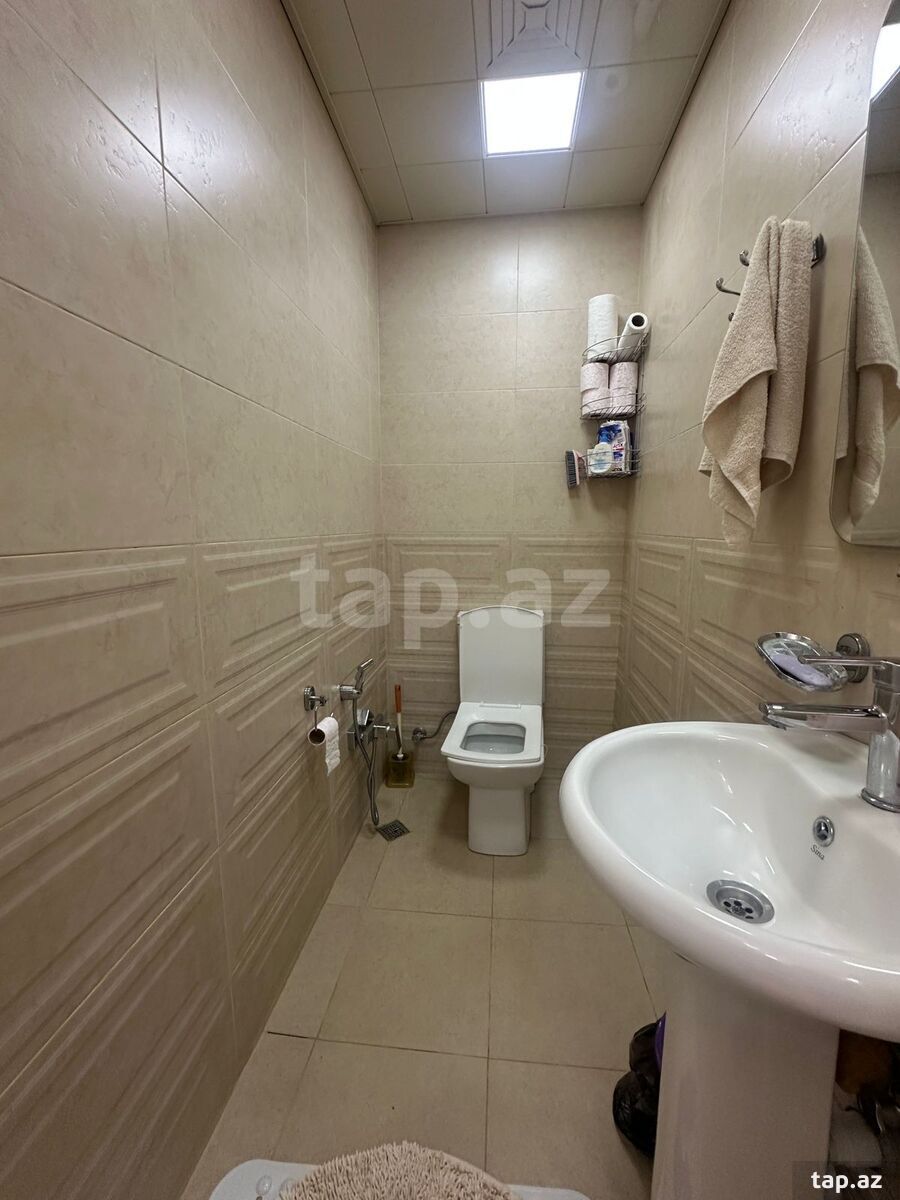 3-otaqlı yeni tikili, Qara Qarayev m., 110 m²