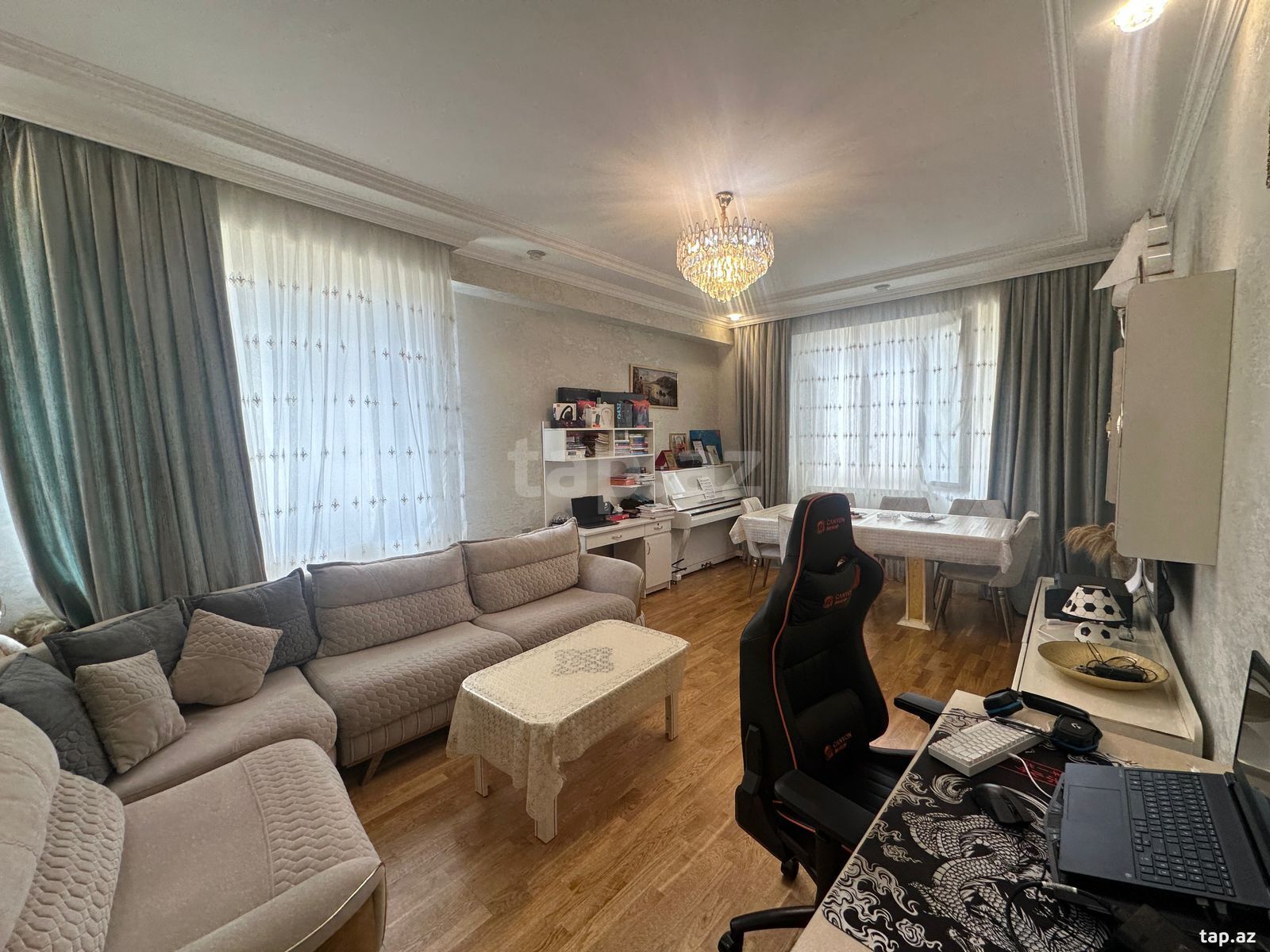 3-otaqlı yeni tikili, Qara Qarayev m., 110 m²