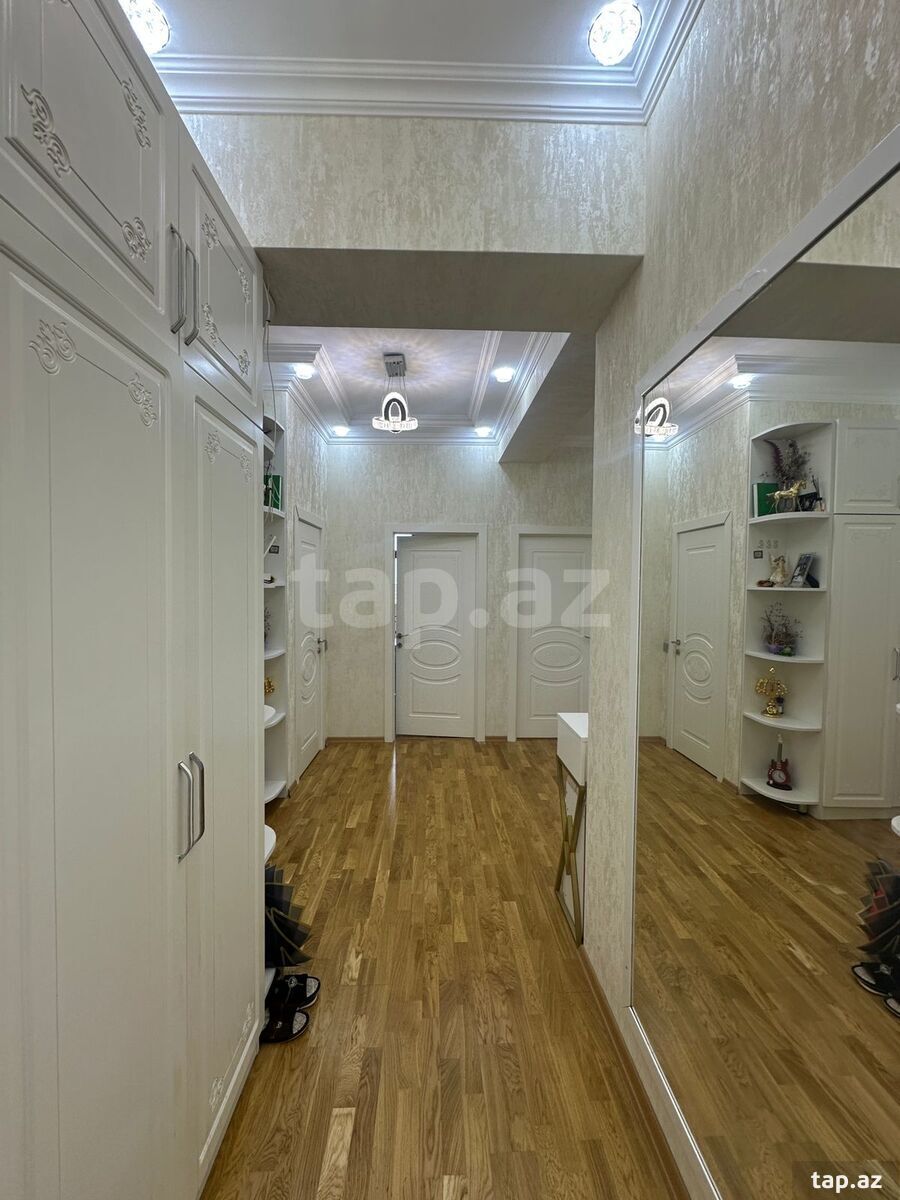 3-otaqlı yeni tikili, Qara Qarayev m., 110 m²