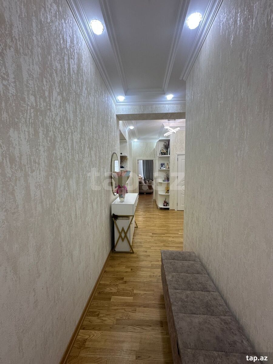 3-otaqlı yeni tikili, Qara Qarayev m., 110 m²