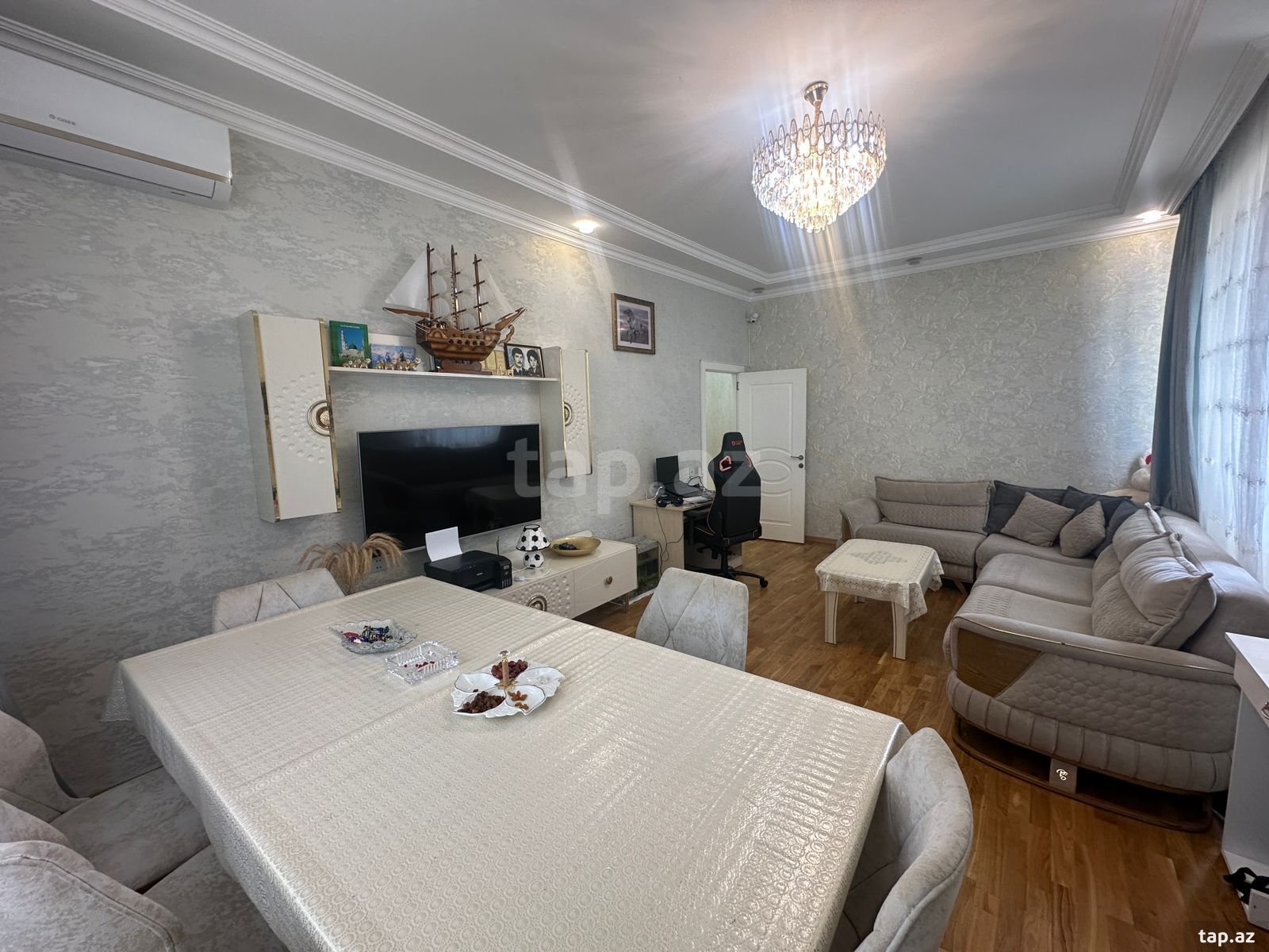 3-otaqlı yeni tikili, Qara Qarayev m., 110 m²