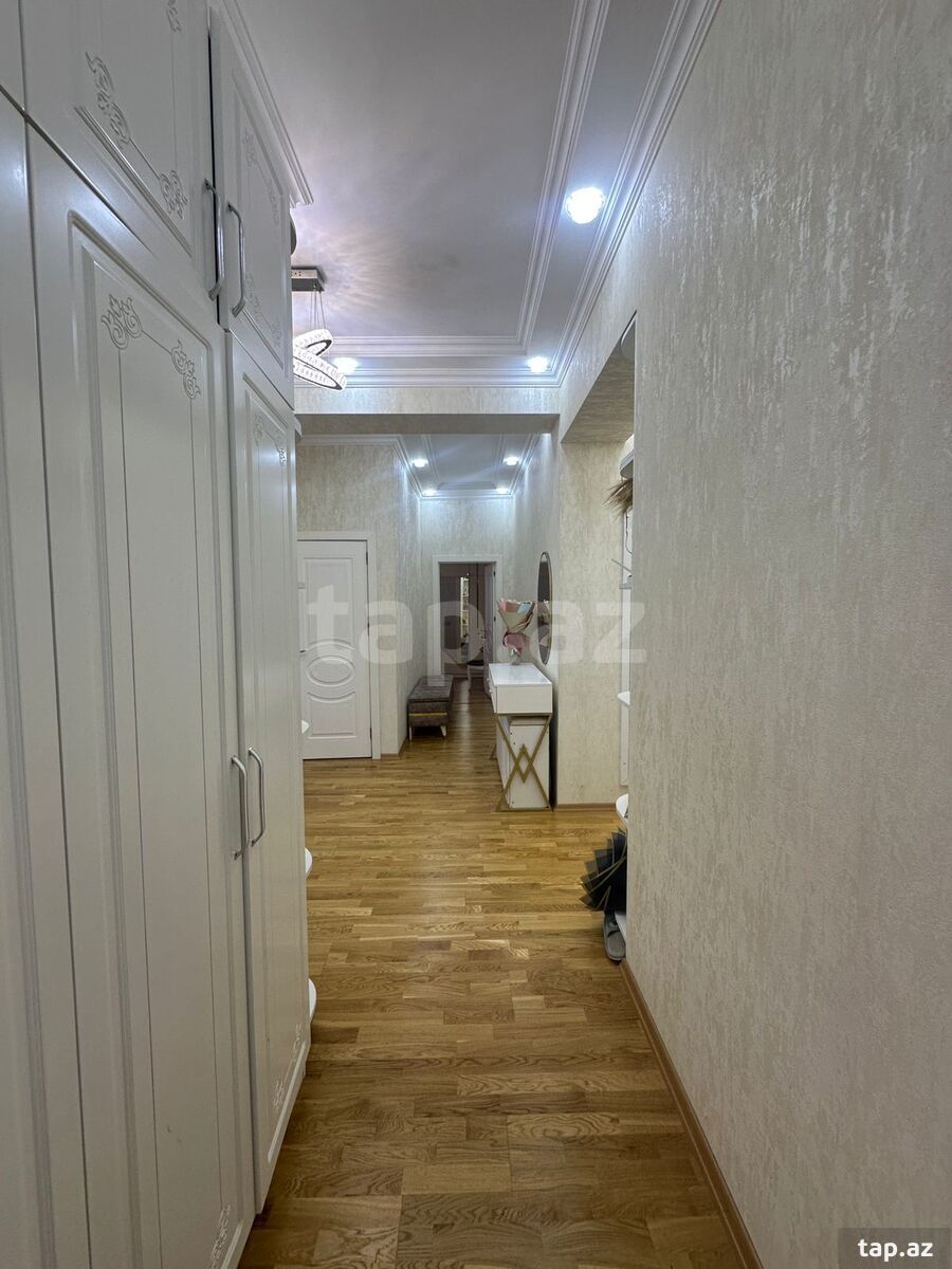 3-otaqlı yeni tikili, Qara Qarayev m., 110 m²