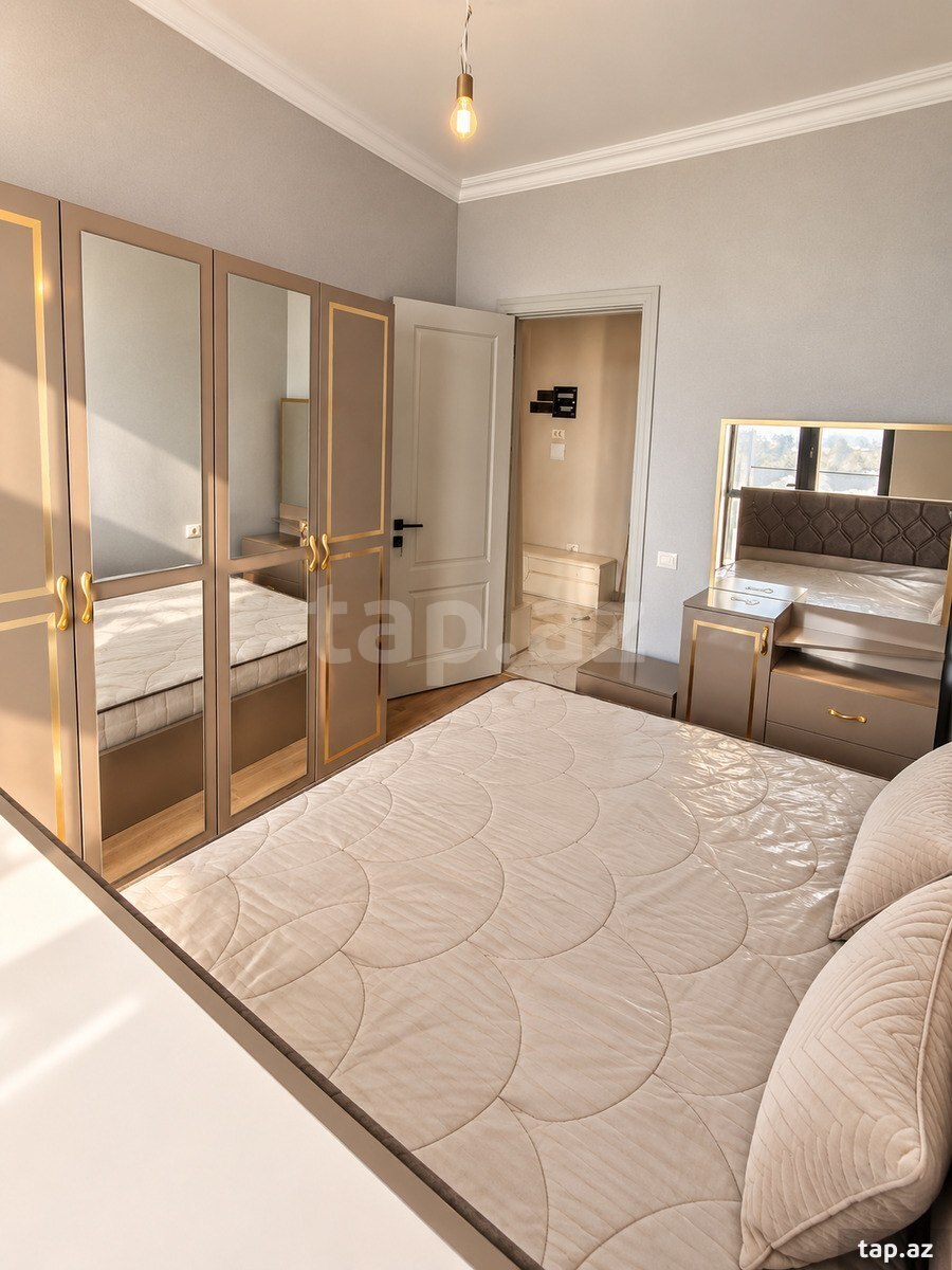 3-otaqlı yeni tikili kirayə verilir, Yasamal r., 70 m²