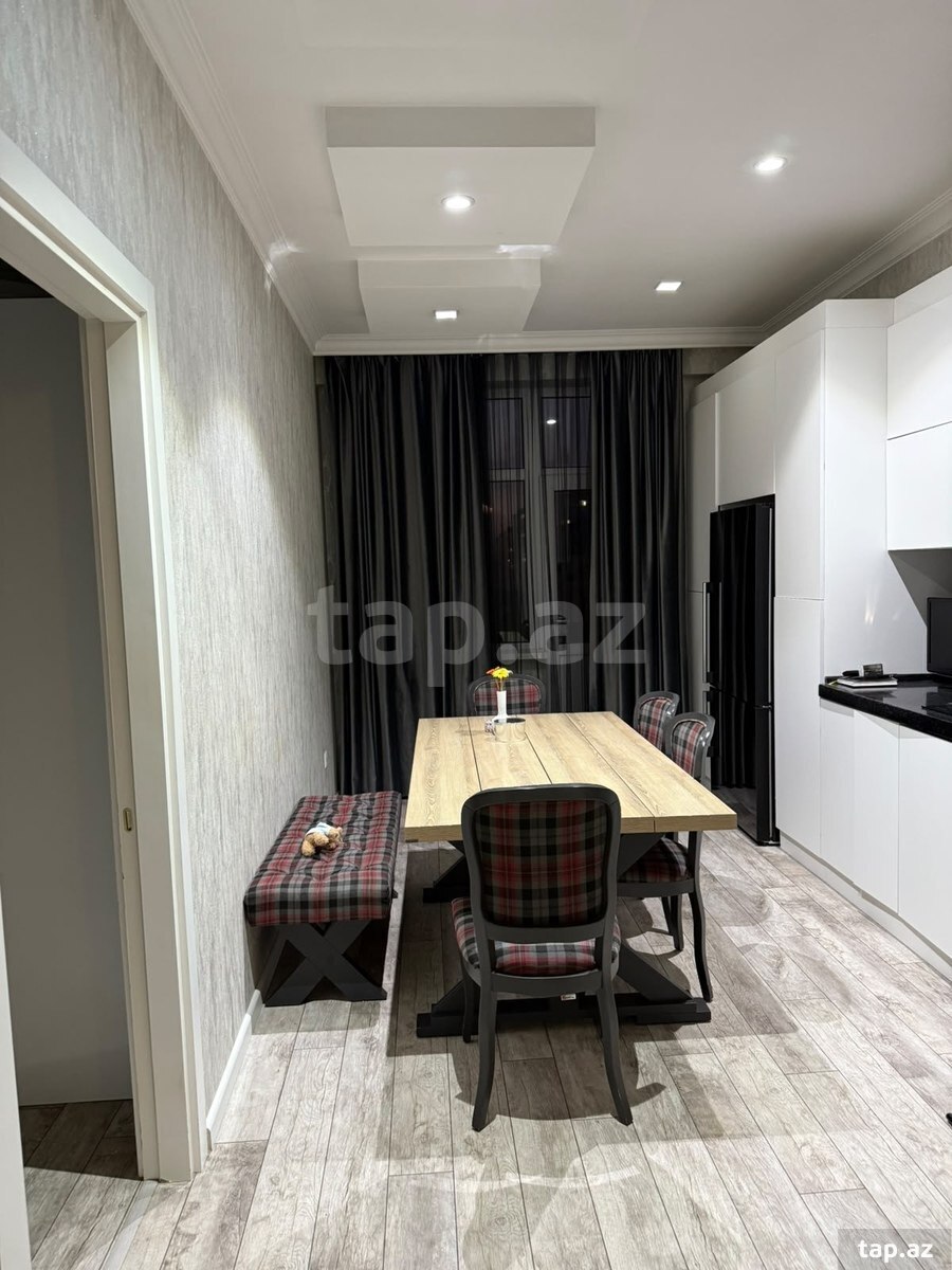 2-otaqlı yeni tikili kirayə verilir, N.Nərimanov m., 100 m²