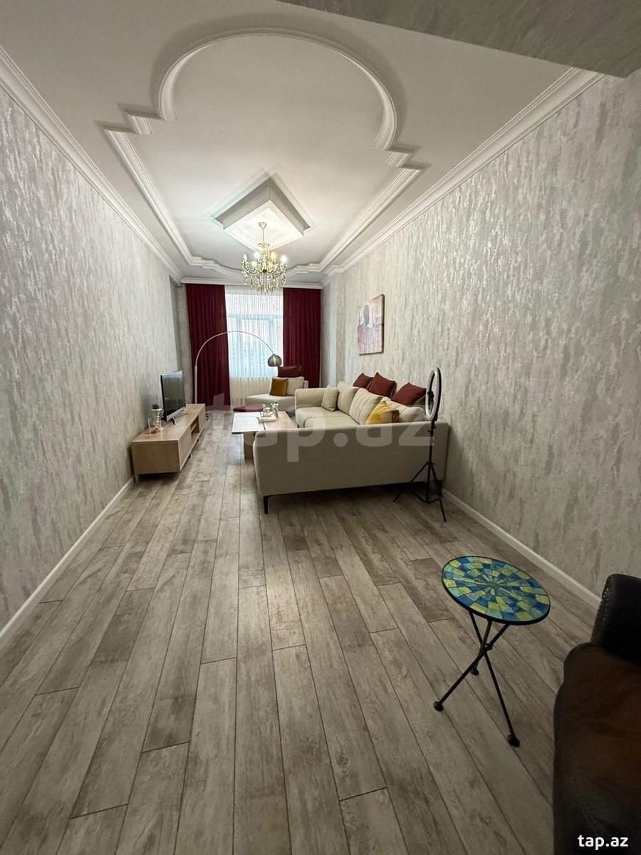 2-otaqlı yeni tikili kirayə verilir, N.Nərimanov m., 100 m²
