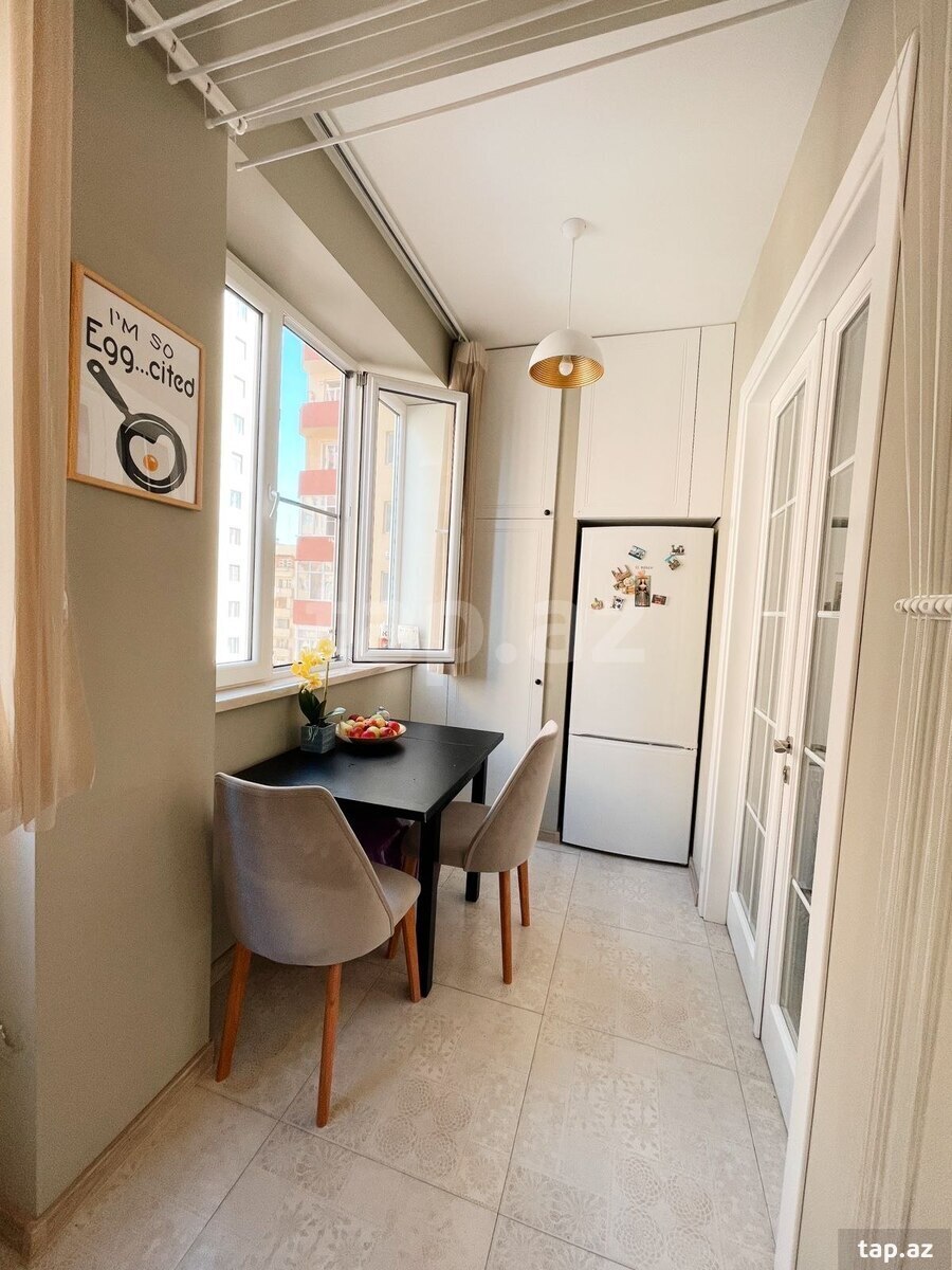 2-otaqlı yeni tikili, Əhmədli m., 63 m²