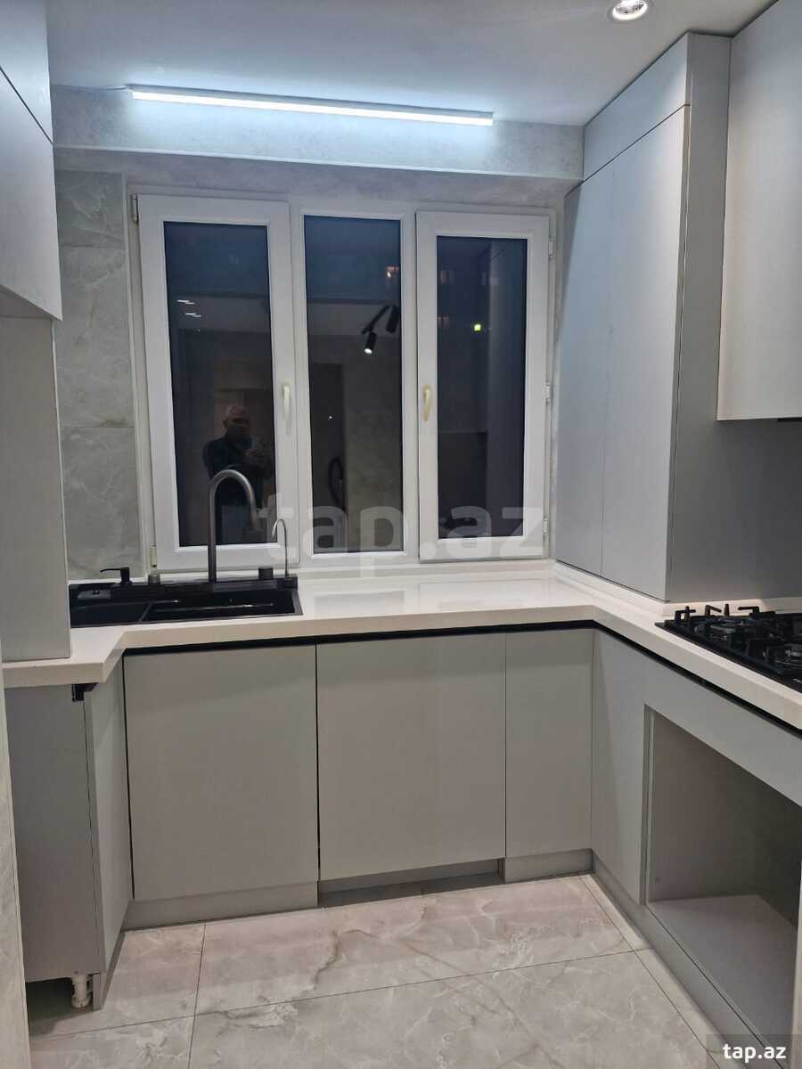 4-otaqlı mənzil, Xətai r., 80 m²
