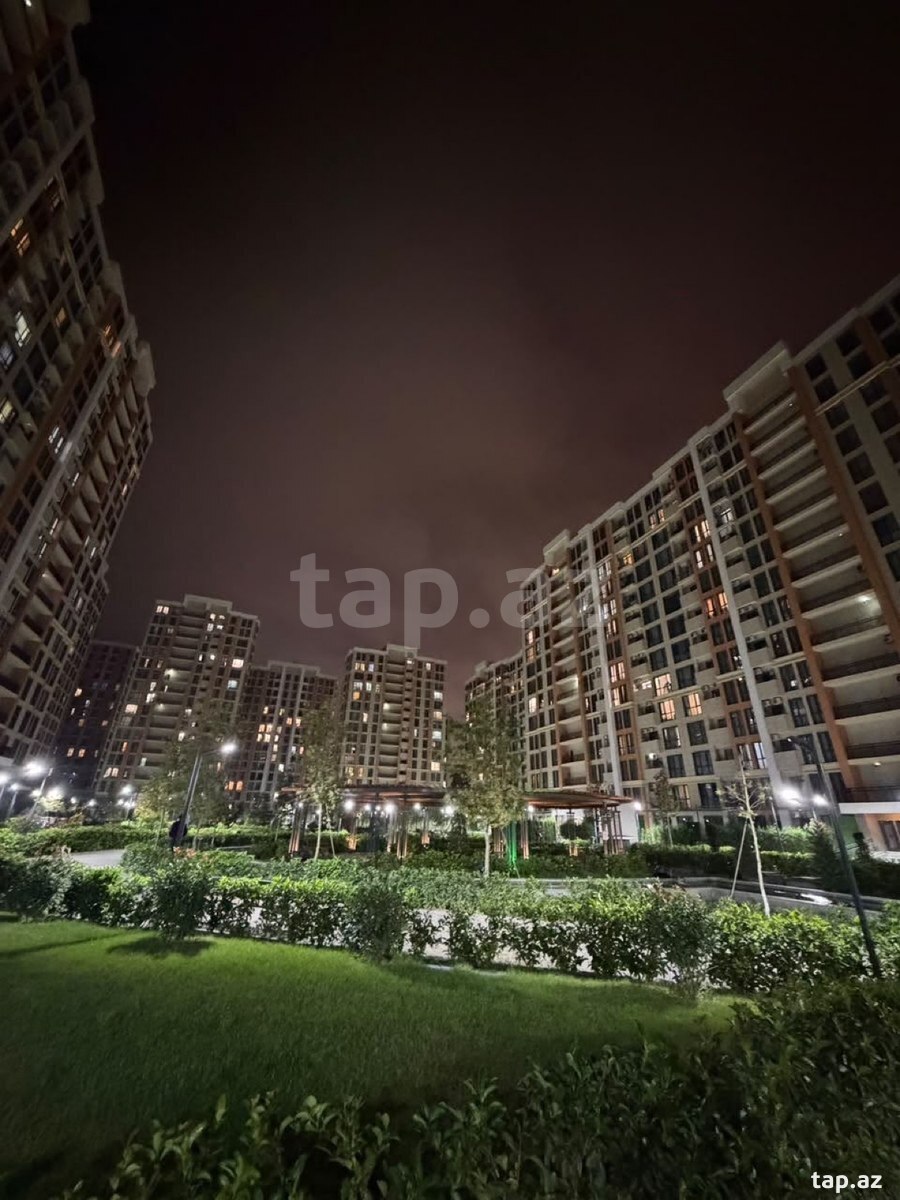 3-otaqlı yeni tikili, Yasamal r., 89.02 m²
