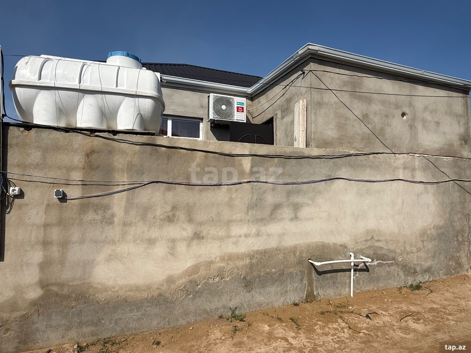 2 otaqlı həyət evi satılır, Binə, Bakı