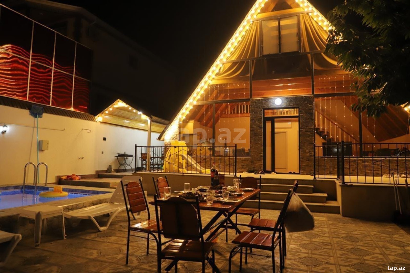 6 otaqlı bağ evi kirayə verilir, Qəbələ