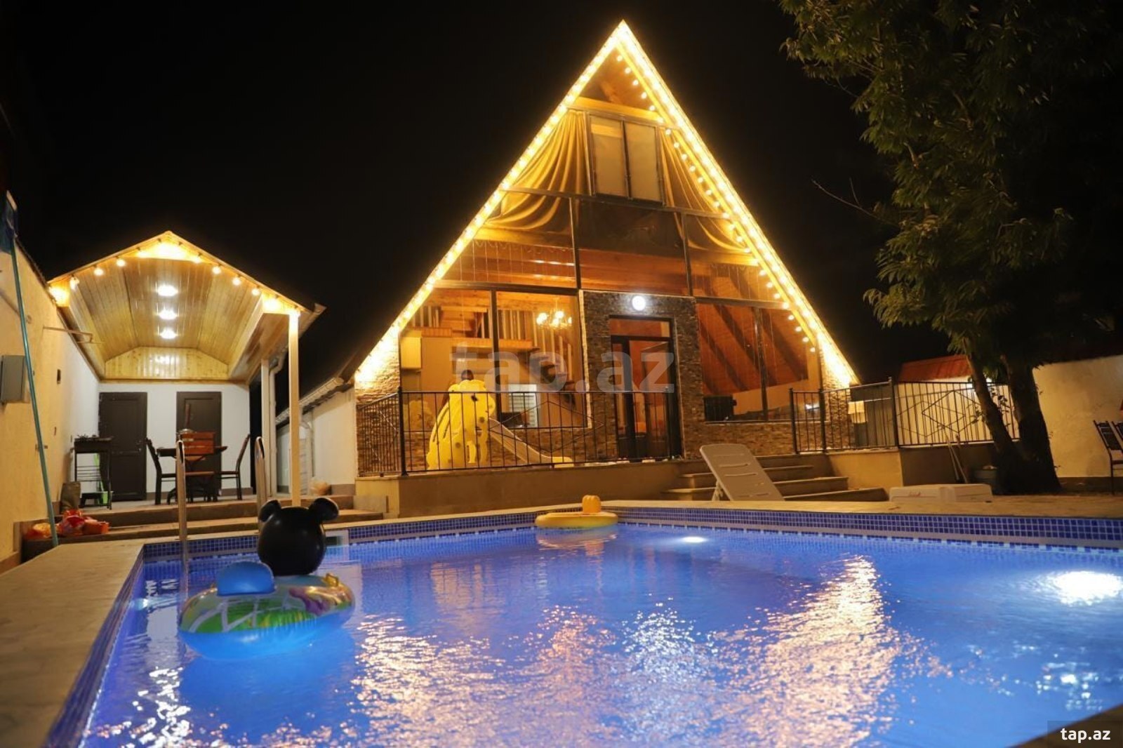 6 otaqlı bağ evi kirayə verilir, Qəbələ