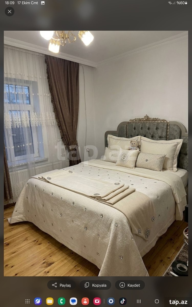 3 otaqlı mənzil kirayə verilir, Bakı