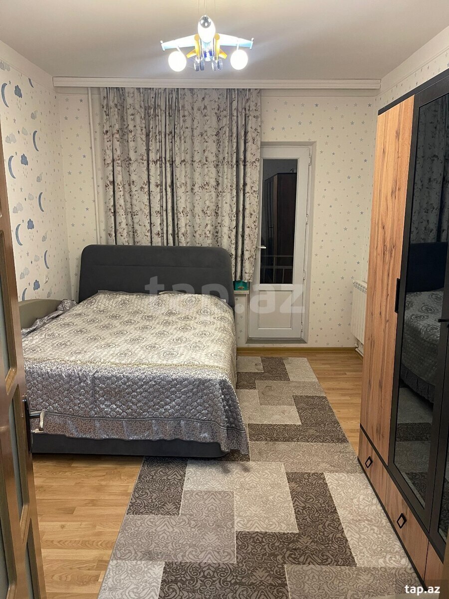 3 otaqlı mənzil kirayə verilir, Bakı