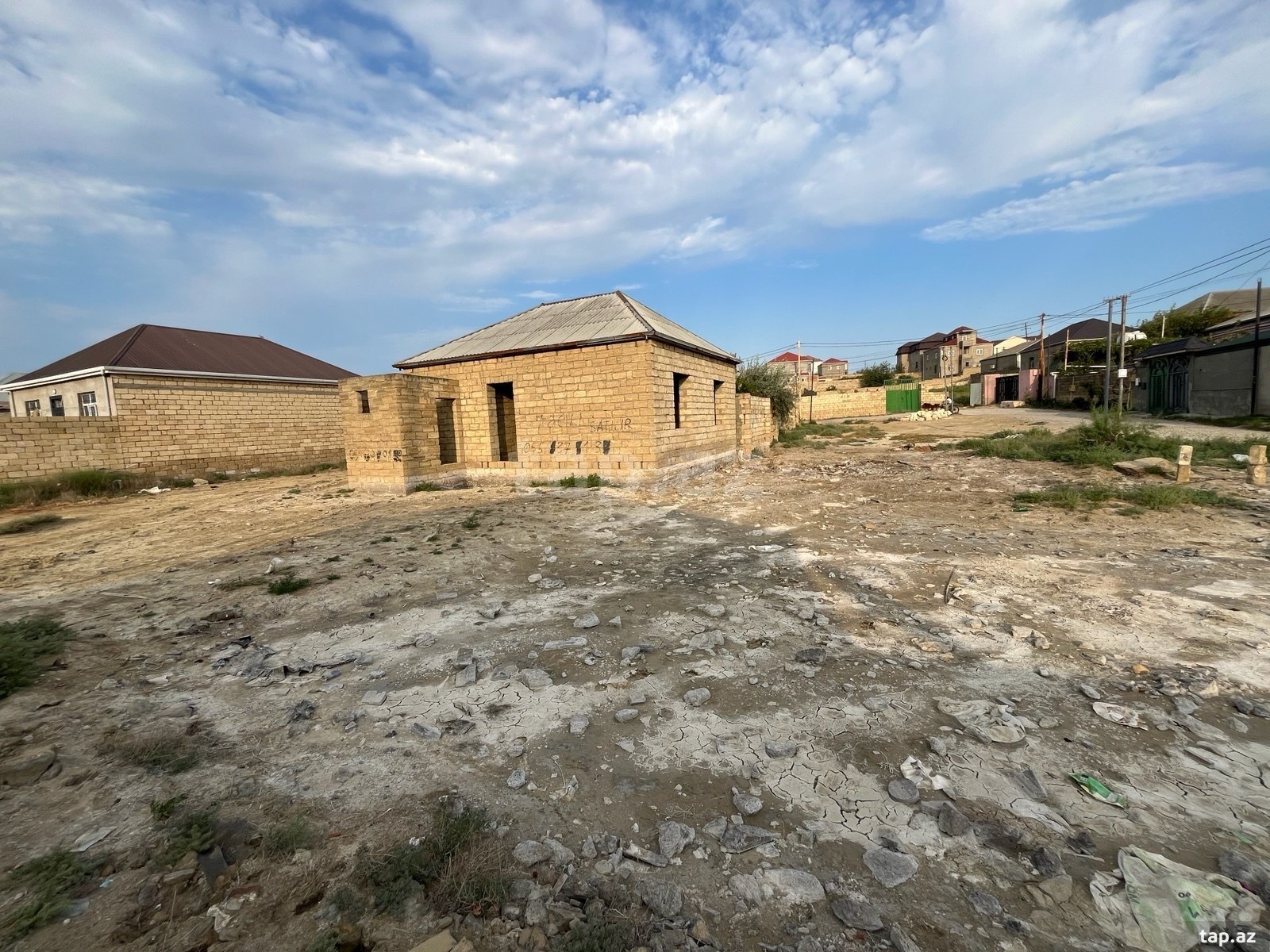 4 otaqlı həyət evi satılır, Saray, Abşeron