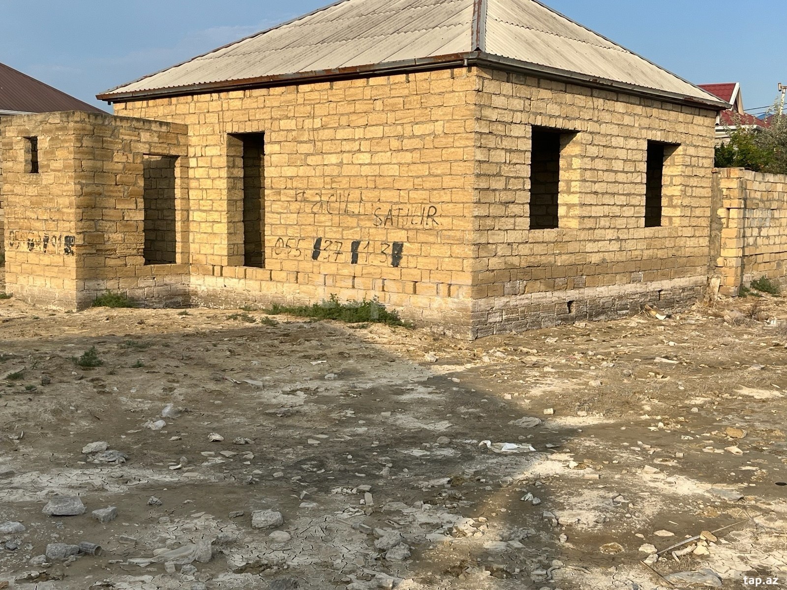 4 otaqlı həyət evi satılır, Saray, Abşeron
