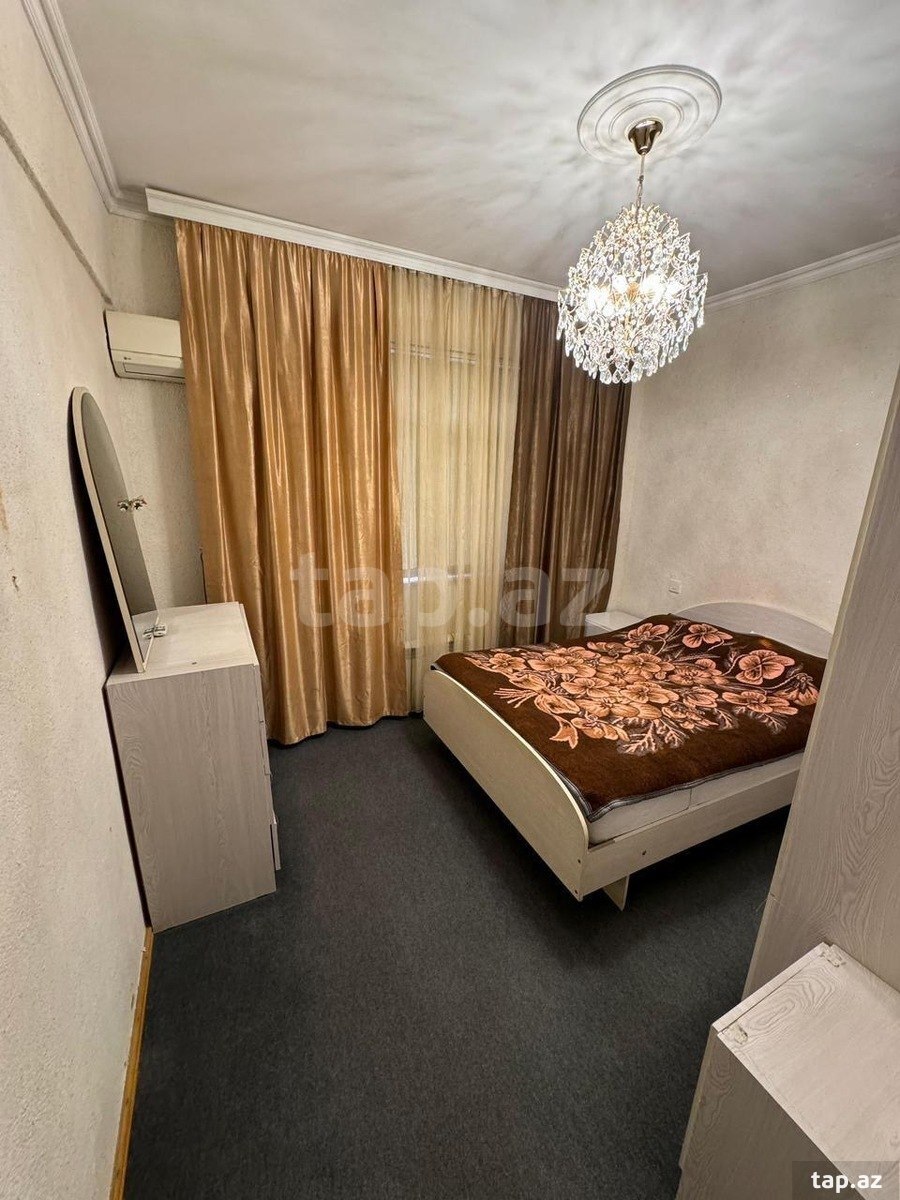 3 otaqlı mənzil kirayə verilir, Bakı