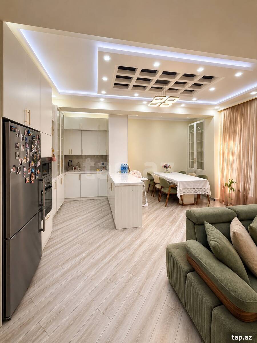 3 otaqlı mənzil satılır, Ağ şəhər, Bakı