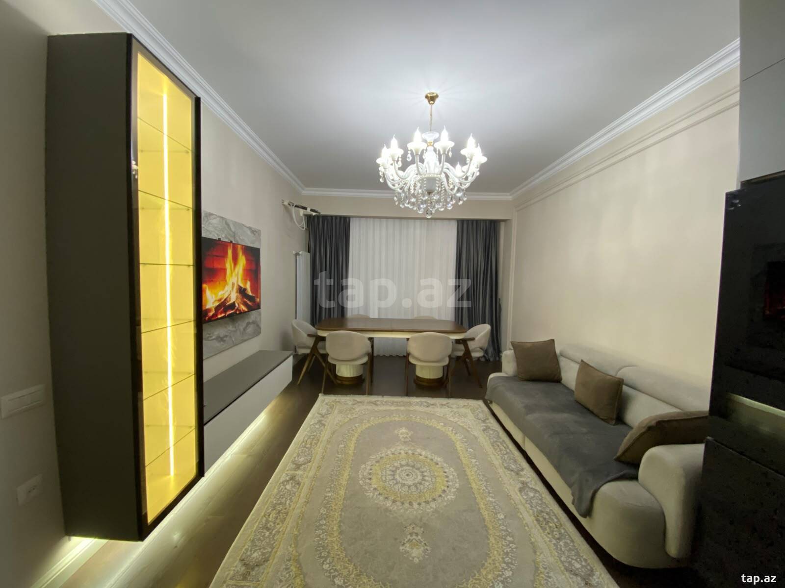 3 otaqlı mənzil kirayə verilir, Bakı