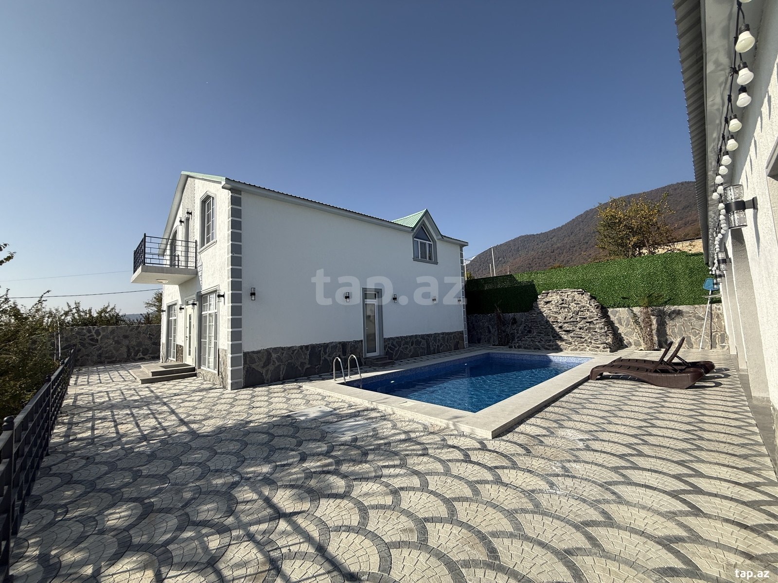 5 otaqlı villa satılır, Bum, Qəbələ