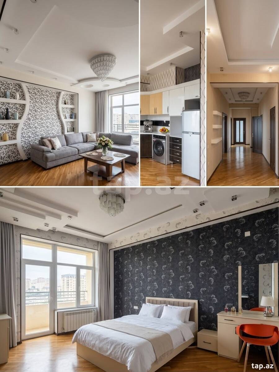 4-room apartment for rent, 3rd microdistrict, Baku