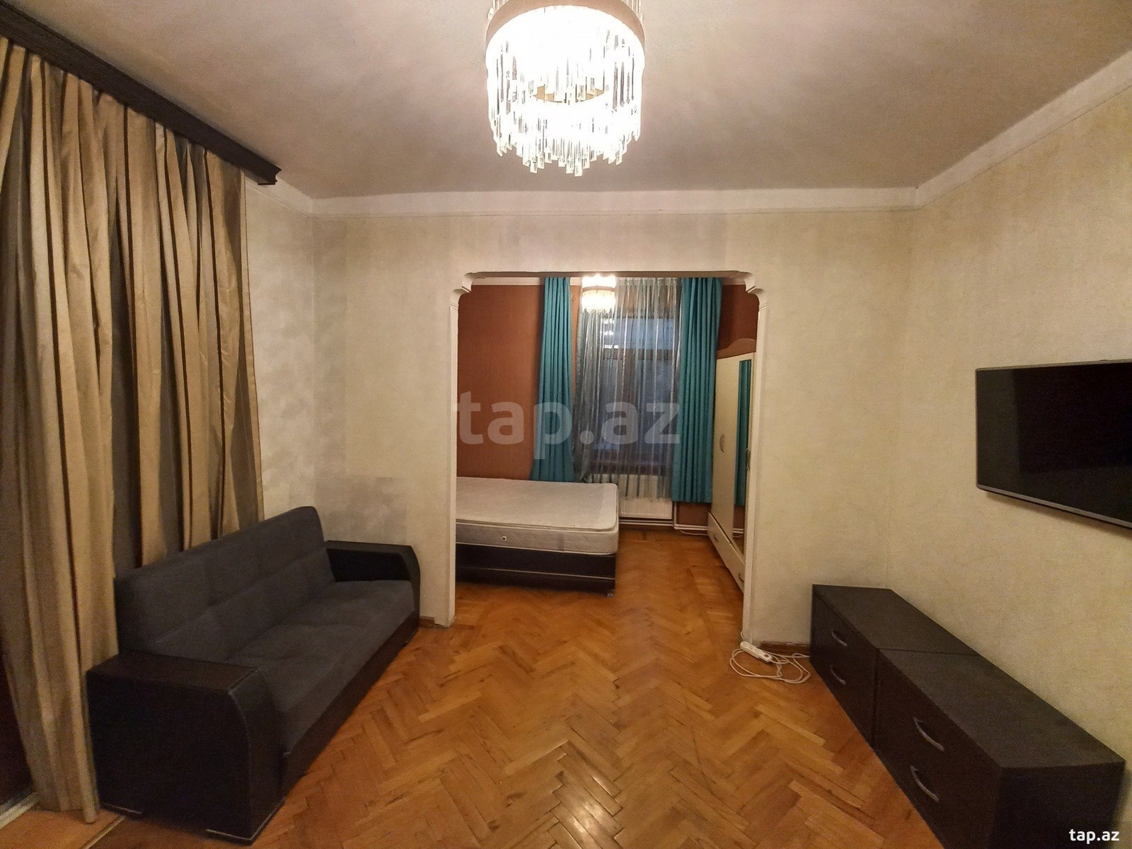 1-otaqlı mənzil kirayə verilir, Elmlər m., 40 m²