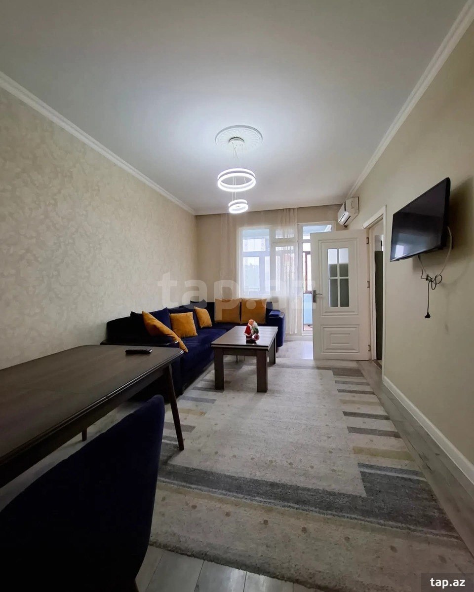 2-room apartment for rent, 7th microdistrict, Baku