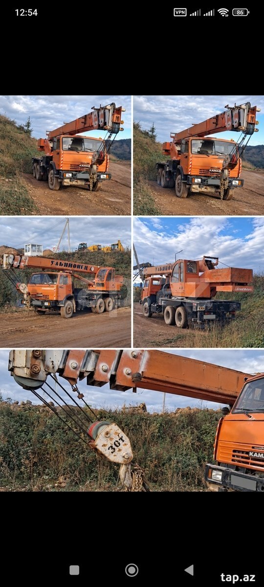 Avtokran Kamaz, 2007 il