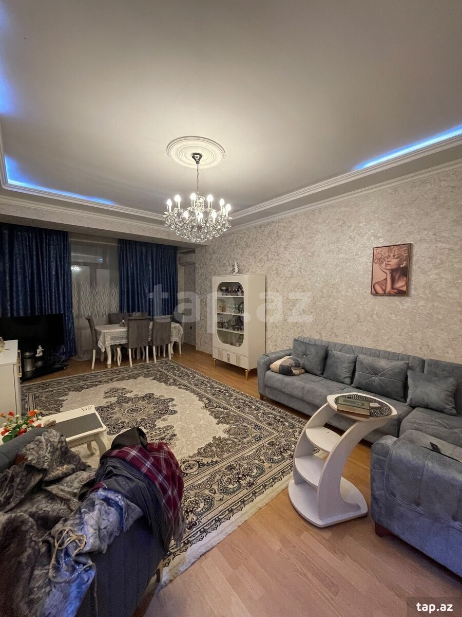 2-otaqlı yeni tikili, Bakıxanov qəs., 90 m²