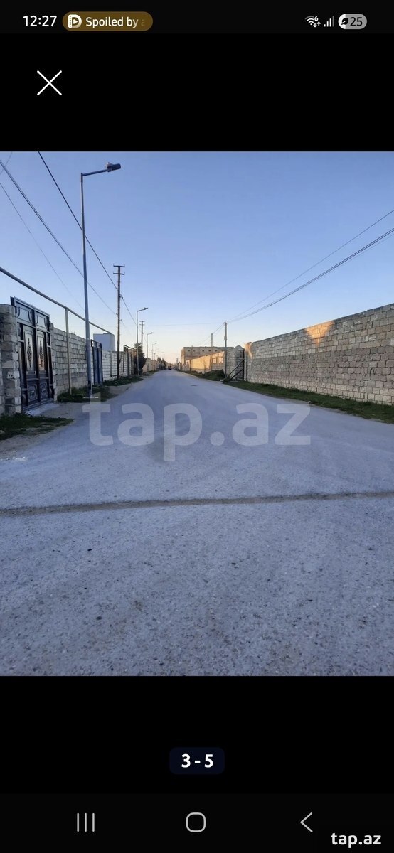 Torpaq satılır, Bilgəh, Bakı