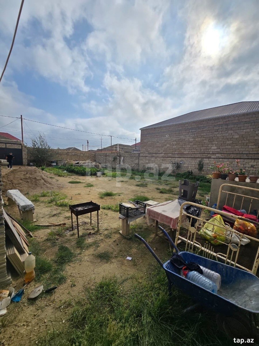 3 otaqlı həyət evi satılır, Binə, Bakı