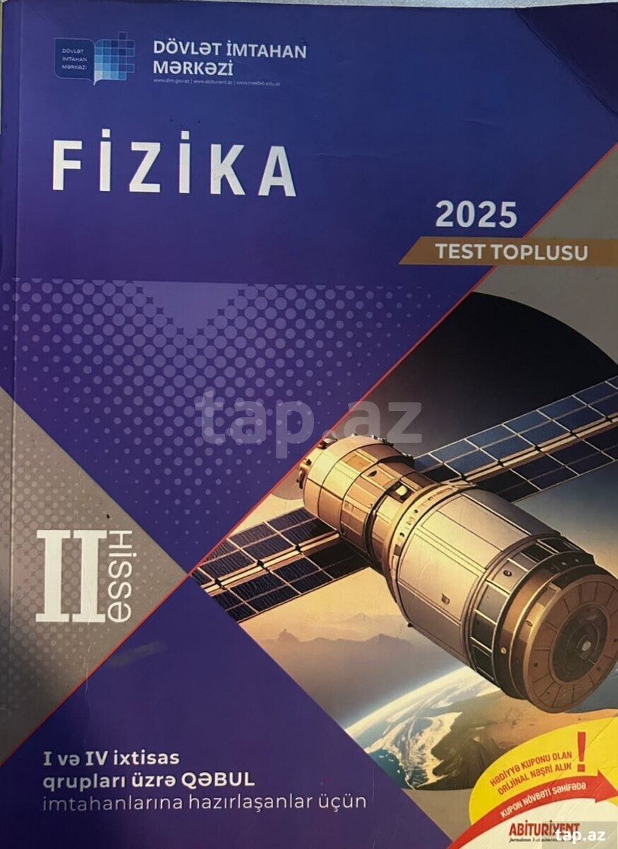 Fizika test toplusu 2025
