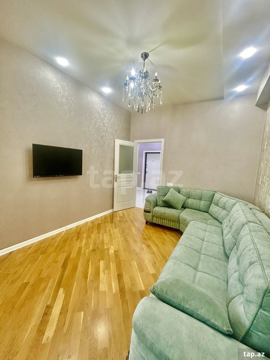 2-otaqlı yeni tikili kirayə verilir, A. M. Şərifzadə küç., 70 m²
