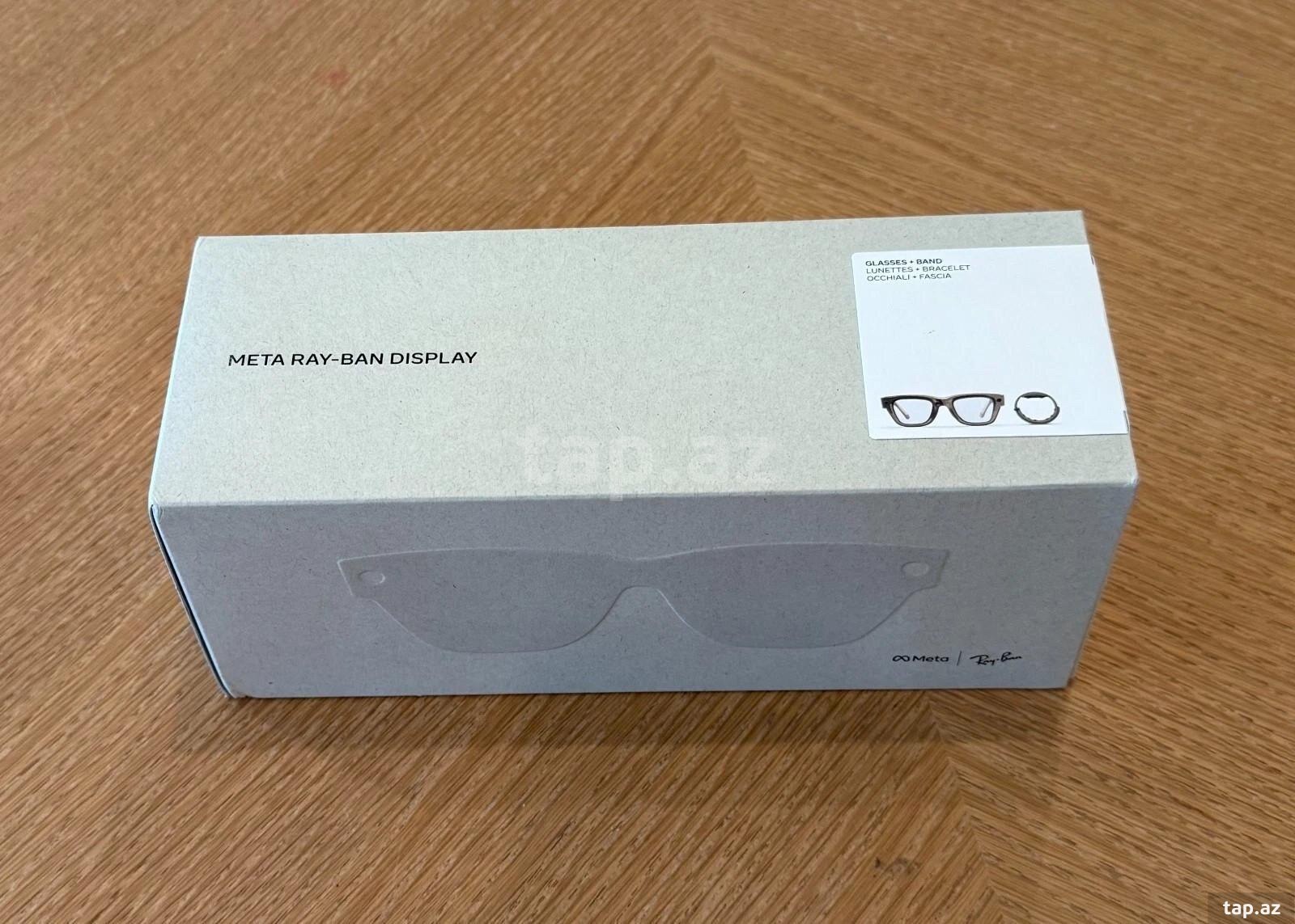 Meta Ray-Ban Display AI Smart Eynək + Neural Band – 2026