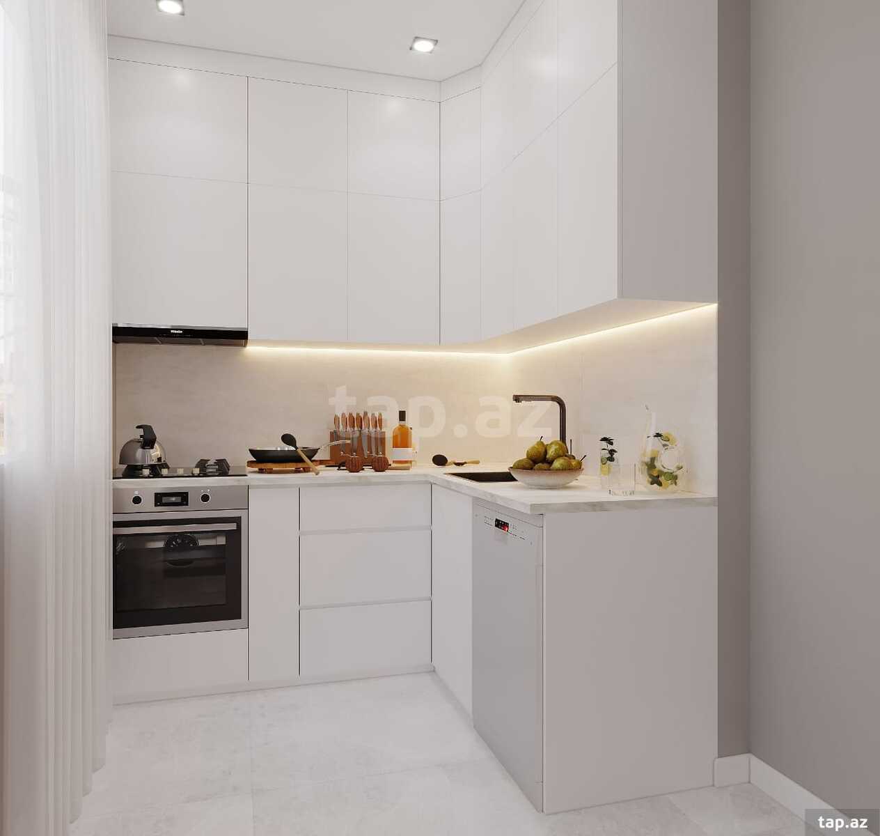 2-room apartment for rent, Nasimi, Baku